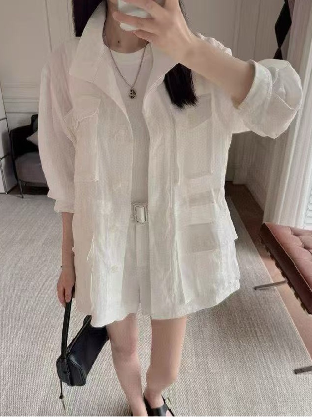 Effortless Summer Ramie Utility Jacket | Lightweight, breezy & minimalist chic